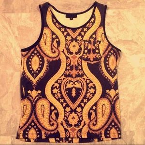 Black Scale Men’s Tank Top Size Medium